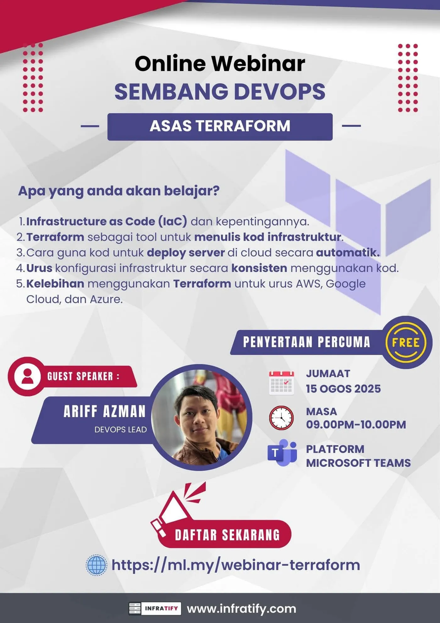 Poster, Infratify · 2025